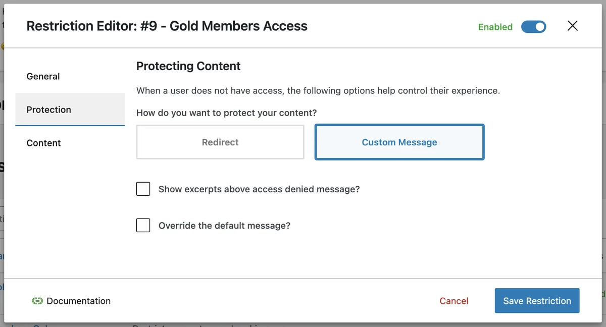 Content Control – The Ultimate Content Restriction Plugin! Restrict Content, Create Conditional Blocks & More ekran görüntüsü 4
