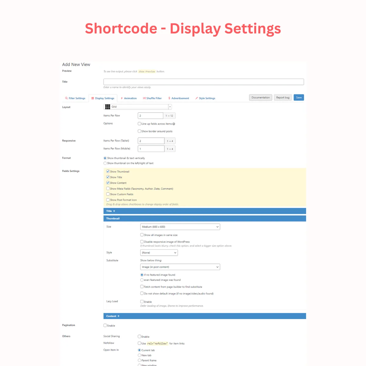 Content Views – Post Grid & Filter (Shortcode, Blocks, Elementor Widgets) ekran görüntüsü 3