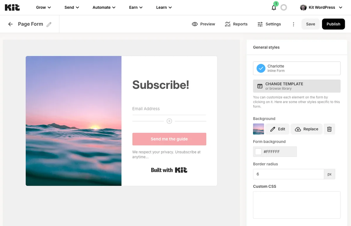 Kit (formerly ConvertKit) – Email Newsletter, Email Marketing, Membership, Subscribers and Landing Pages ekran görüntüsü 1
