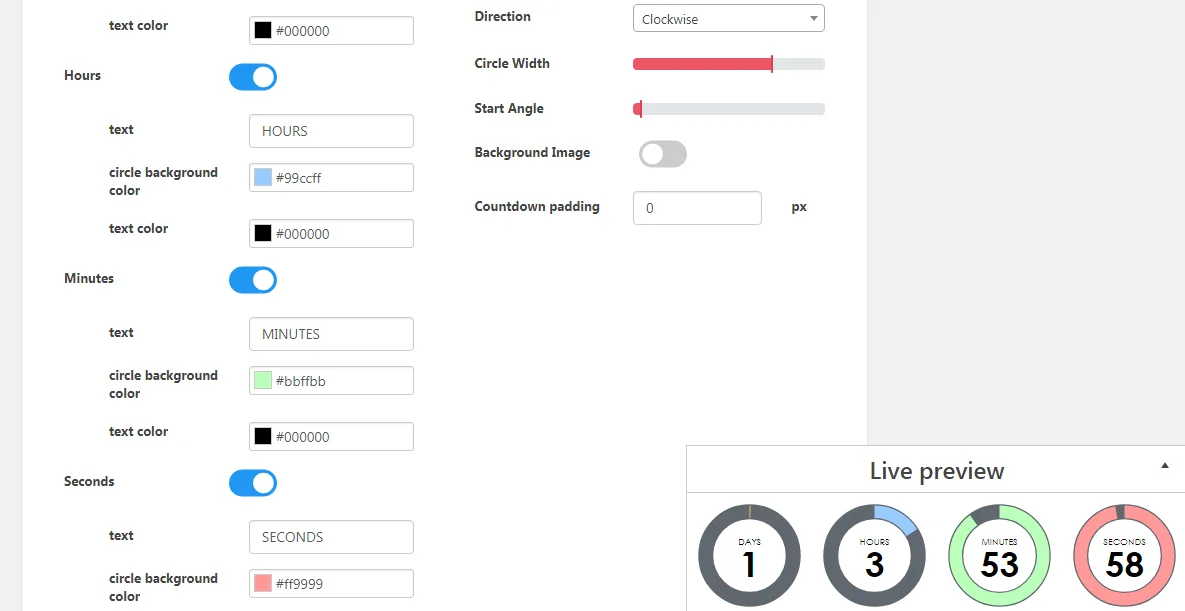 Countdown, Coming Soon, Maintenance – Countdown & Clock ekran görüntüsü 4