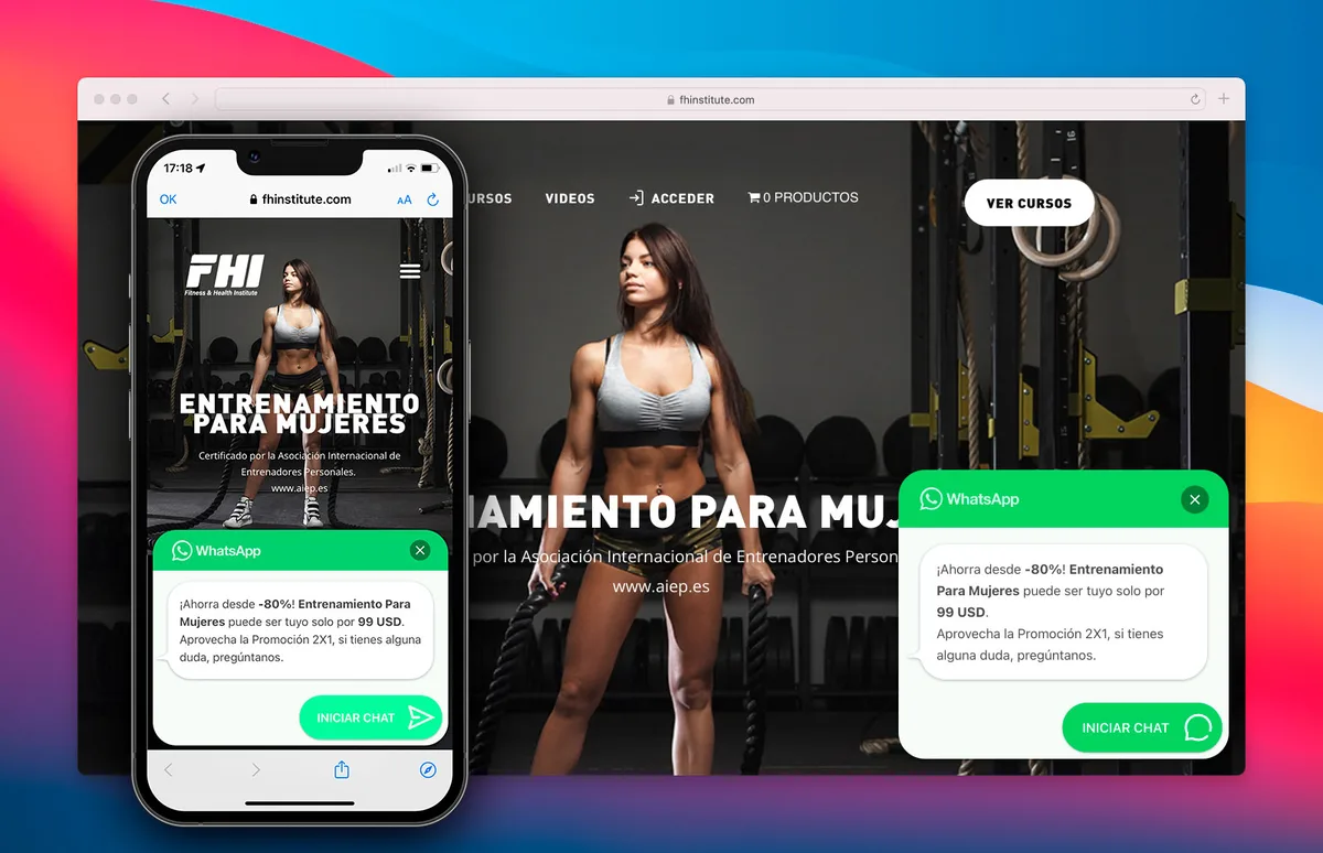 Joinchat – Enhanced "click to chat" ekran görüntüsü 2