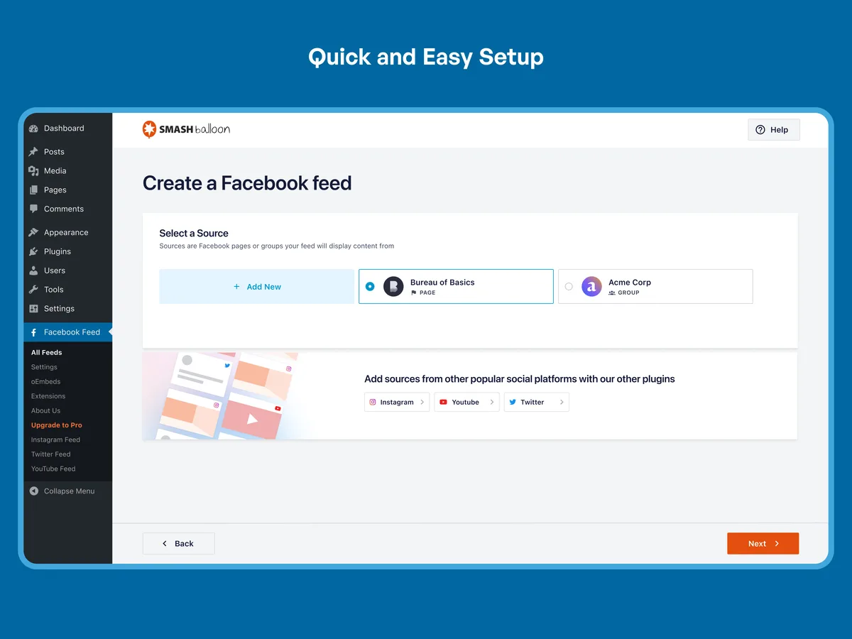 Smash Balloon Social Post Feed – Simple Social Feeds for WordPress ekran görüntüsü 4