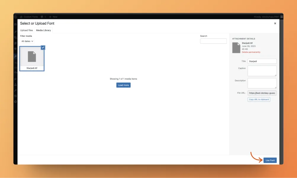 Custom Fonts – Host Your Fonts Locally ekran görüntüsü 3