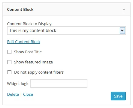 Content Blocks (Custom Post Widget) ekran görüntüsü 2