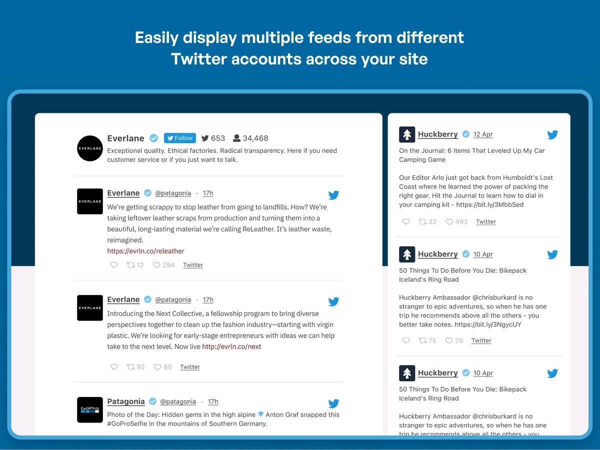 Custom Twitter Feeds – A Tweets Widget or X Feed Widget ekran görüntüsü 2