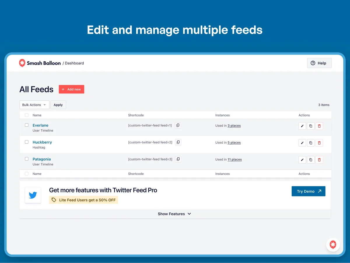 Custom Twitter Feeds – A Tweets Widget or X Feed Widget ekran görüntüsü 3
