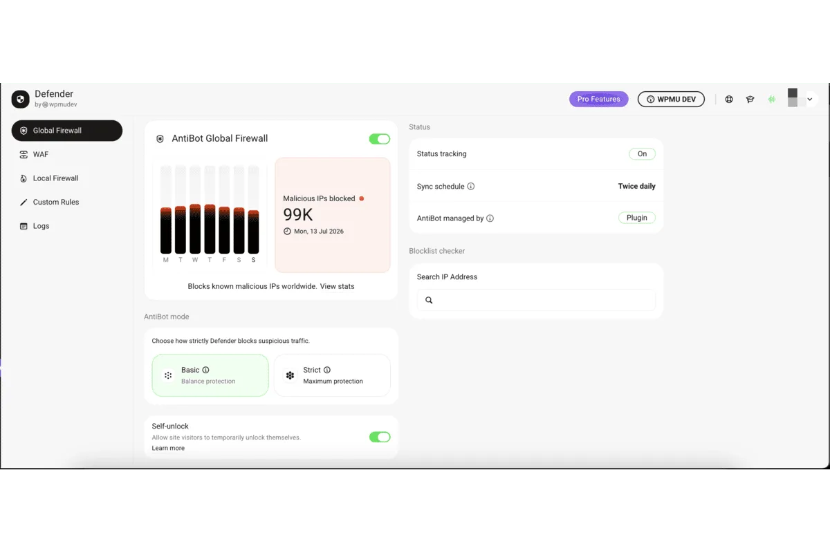 Defender Security – Malware Scanner, Login Security & Firewall ekran görüntüsü 3