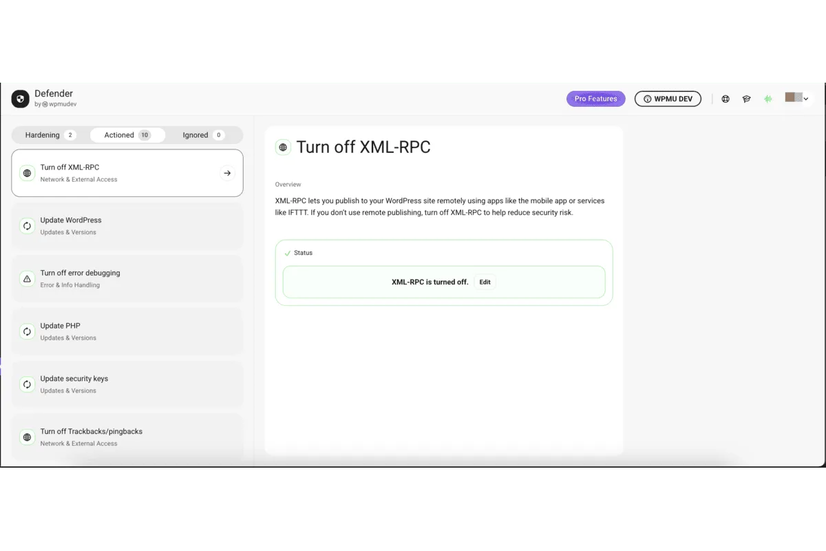 Defender Security – Malware Scanner, Login Security & Firewall ekran görüntüsü 4