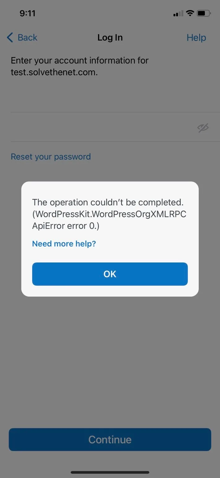 Disable XML-RPC ekran görüntüsü 1