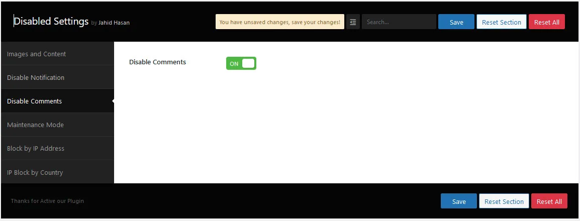 Disabled Source, Disabled Right Click and Content Protection ekran görüntüsü 3