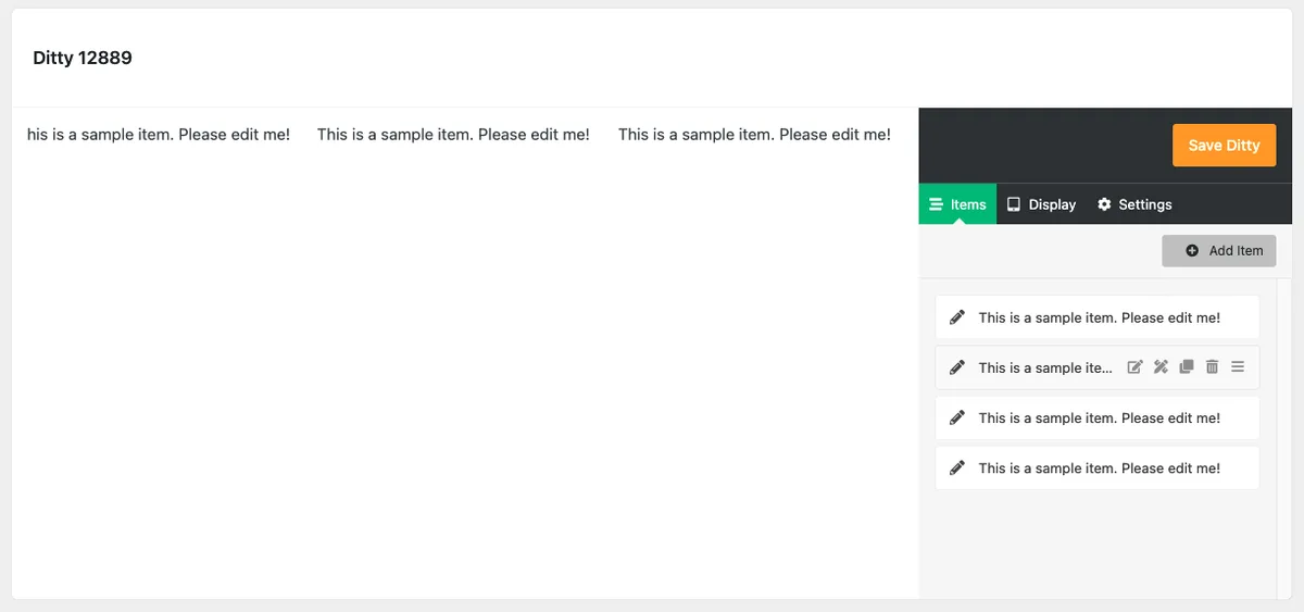 Ditty – Responsive News Tickers, Sliders, and Lists ekran görüntüsü 2