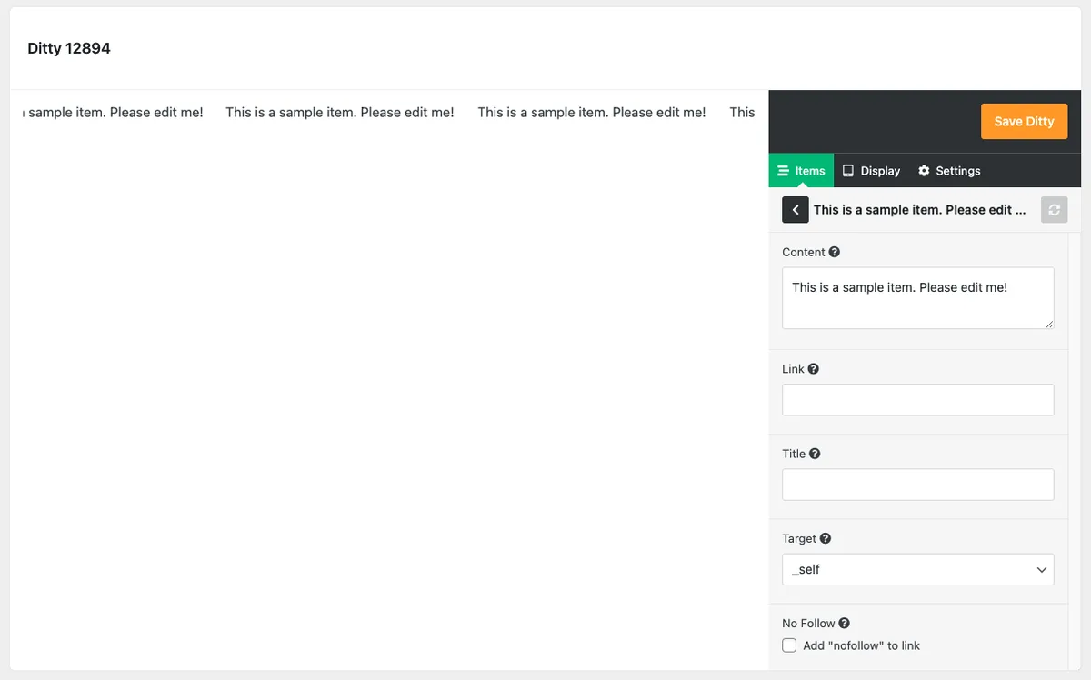 Ditty – Responsive News Tickers, Sliders, and Lists ekran görüntüsü 4