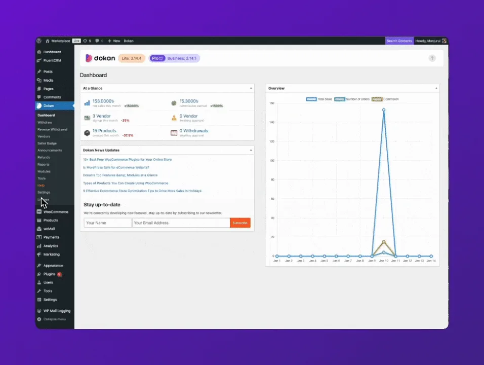 Dokan: AI Powered WooCommerce Multivendor Marketplace Solution – Build Your Own Amazon, eBay, Etsy ekran görüntüsü 4