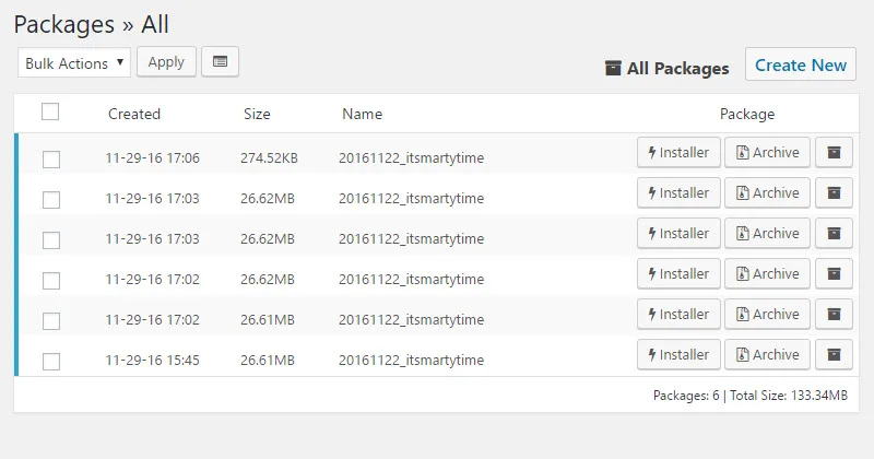 Duplicator – Backups & Migration Plugin – Cloud Backups, Scheduled Backups, & More ekran görüntüsü 1