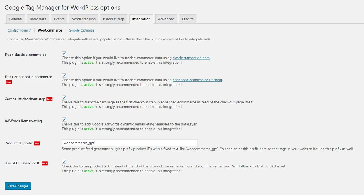 GTM4WP – A Google Tag Manager (GTM) plugin for WordPress ekran görüntüsü 4