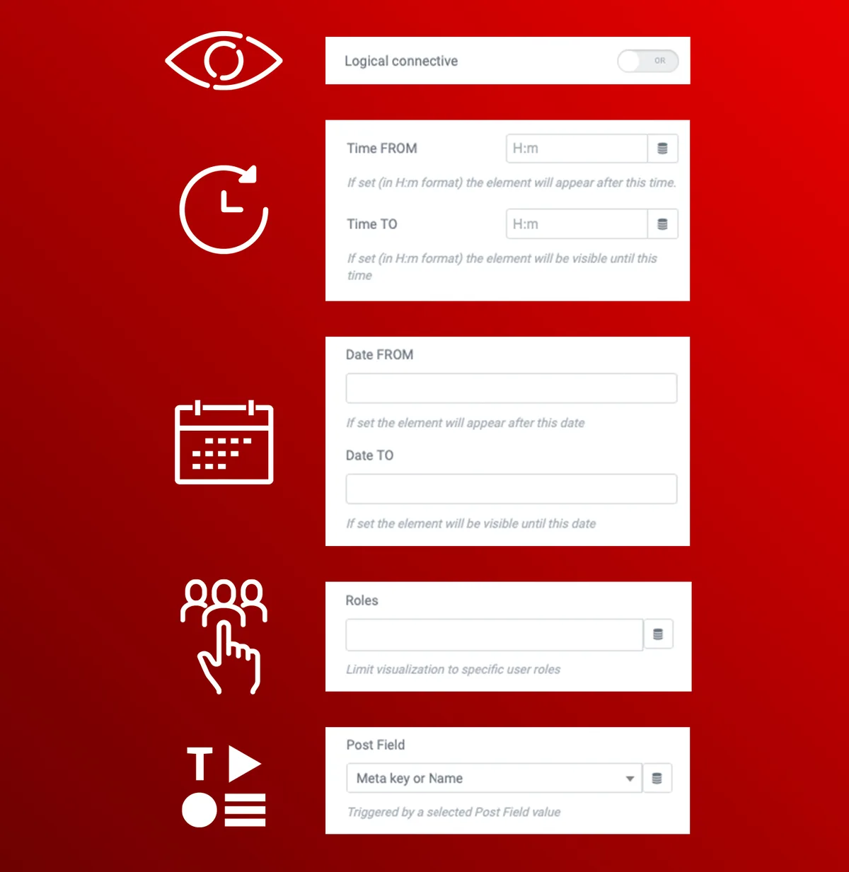 Dynamic Visibility for Elementor ekran görüntüsü 1