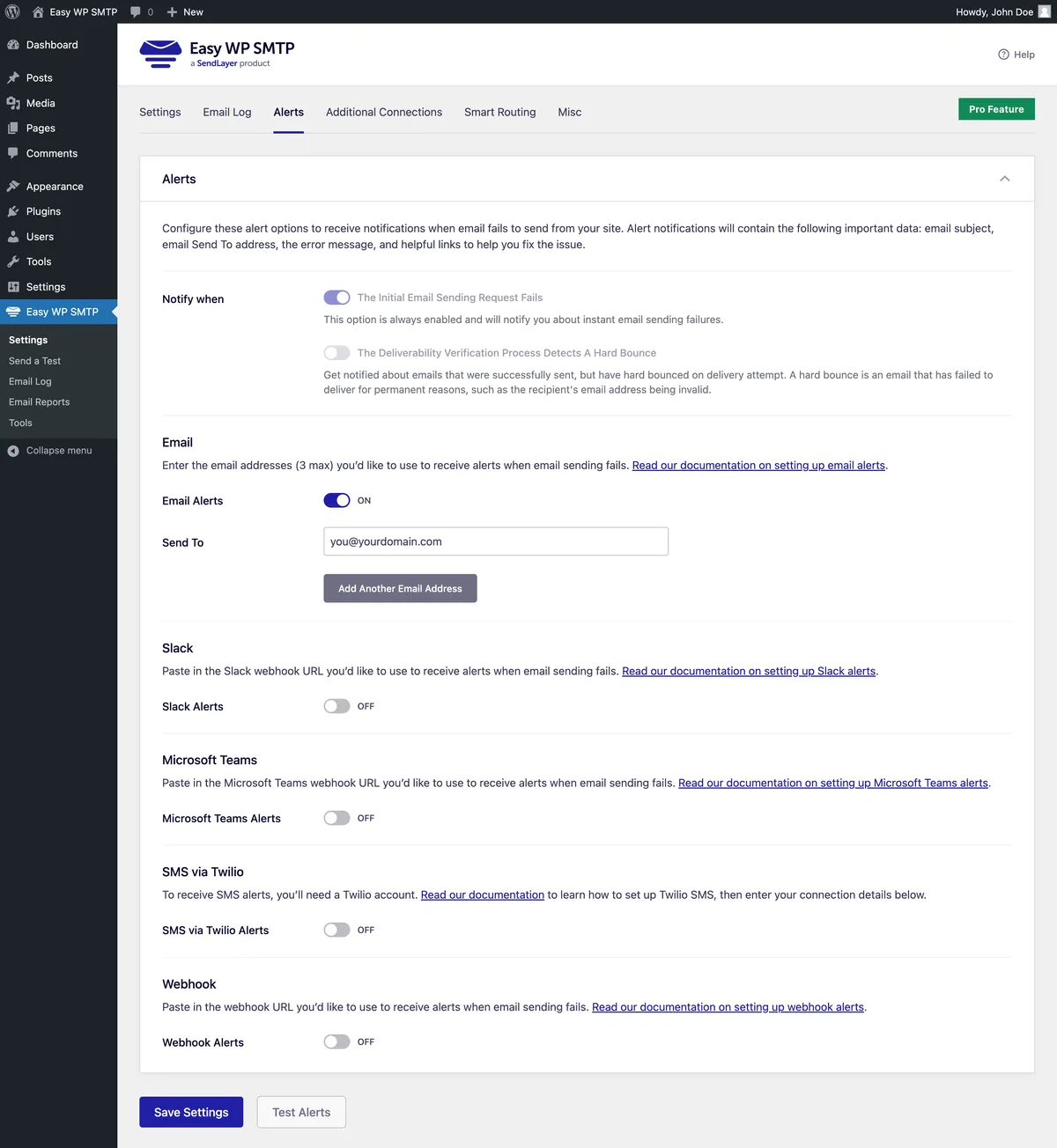 Easy WP SMTP – WordPress SMTP and Email Logs: Gmail SMTP, Office 365, Outlook, Custom SMTP, and more ekran görüntüsü 3