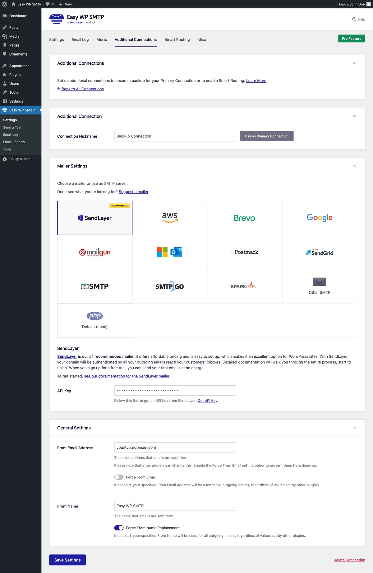 Easy WP SMTP – WordPress SMTP and Email Logs: Gmail SMTP, Office 365, Outlook, Custom SMTP, and more ekran görüntüsü 4