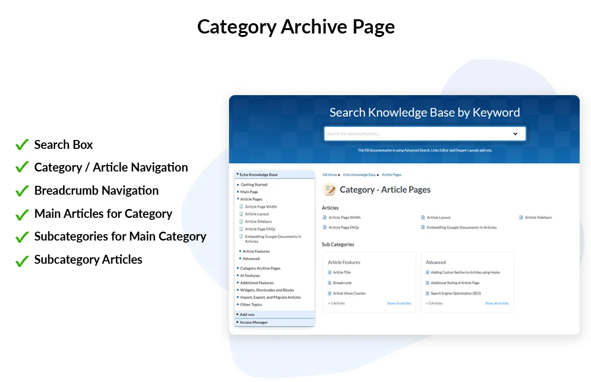 Echo Knowledge Base – Documentation, FAQs, Chat & Smart Search ekran görüntüsü 3
