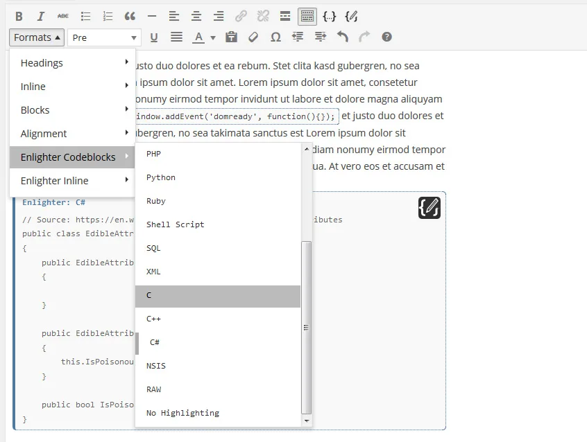 Enlighter – Customizable Syntax Highlighter ekran görüntüsü 4
