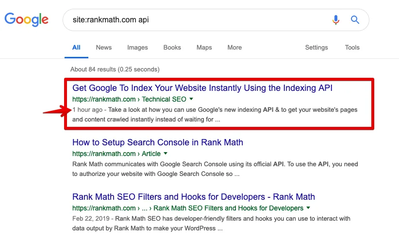Instant Indexing for Google ekran görüntüsü 1