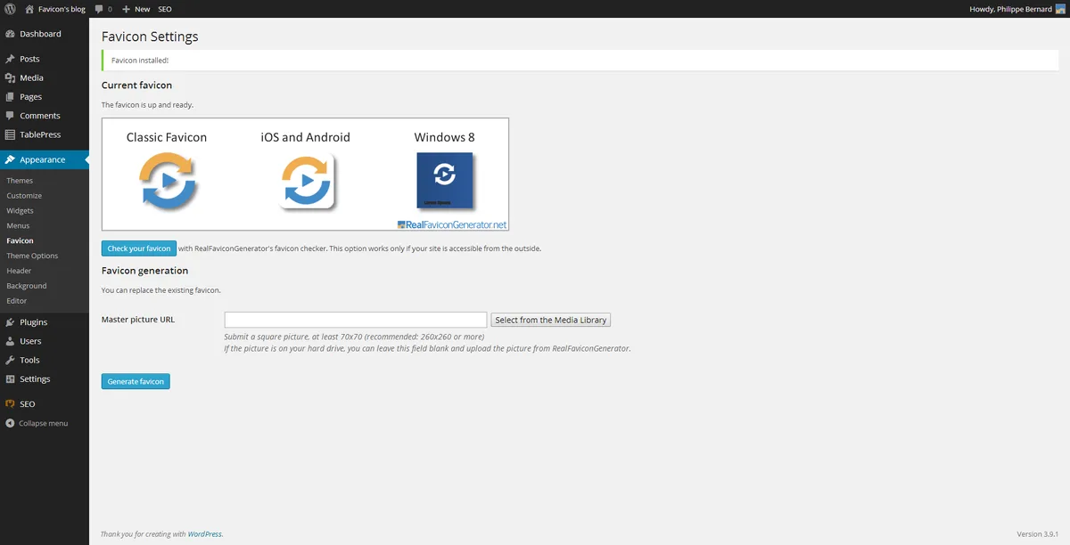 Favicon by RealFaviconGenerator ekran görüntüsü 4