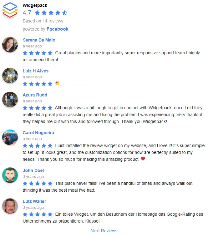 Reviews Widgets for Google, TripAdvisor, Yelp & Recommendations ekran görüntüsü 2