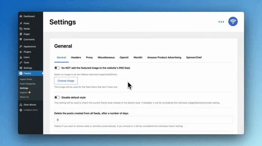 RSS Aggregator by Feedzy – Feed to Post, Autoblogging, News & YouTube Video Feeds Aggregator ekran görüntüsü 3