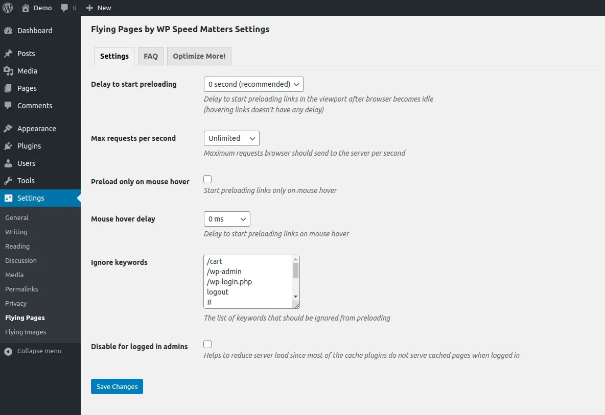 Flying Pages: Preload Pages for Faster Navigation & Improved User Experience ekran görüntüsü 1