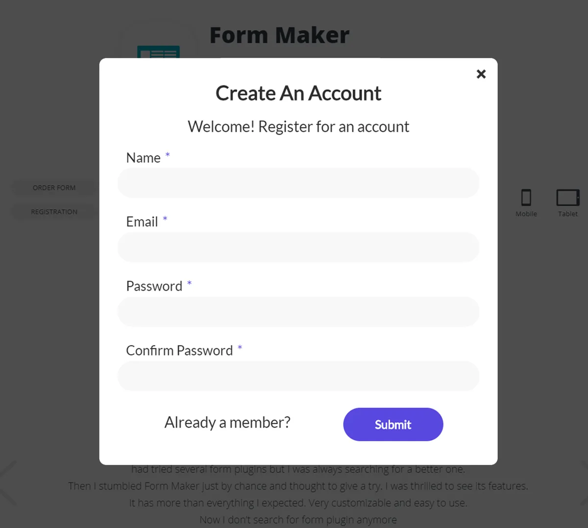 Form Maker by 10Web – Mobile-Friendly Drag & Drop Contact Form Builder ekran görüntüsü 2