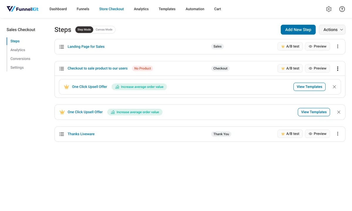 FunnelKit – Funnel Builder for WooCommerce Checkout ekran görüntüsü 2