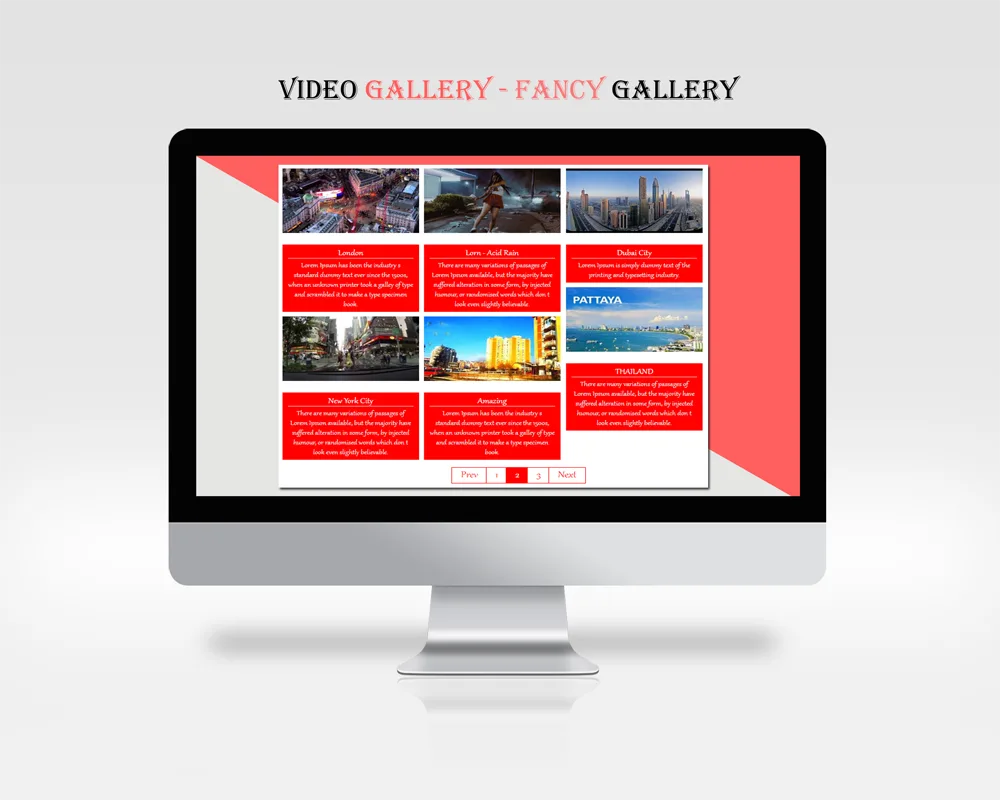 Video Gallery – YouTube Gallery, Vimeo, Video Portfolio, Image Portfolio and Image Gallery ekran görüntüsü 4