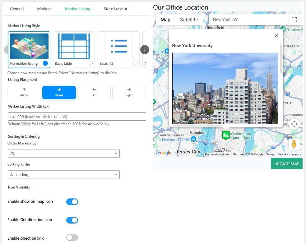 Maps Plugin using Google Maps for WordPress – WP Google Map ekran görüntüsü 4