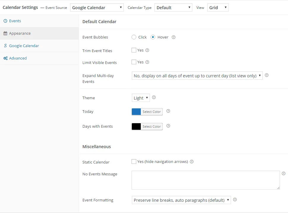 Simple Calendar – Google Calendar Plugin ekran görüntüsü 4