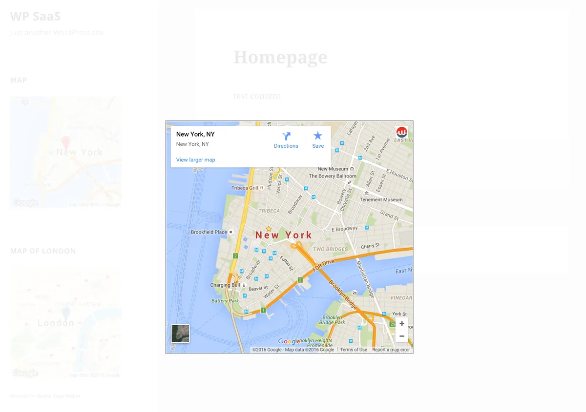 Maps Widget for Google Maps ekran görüntüsü 3