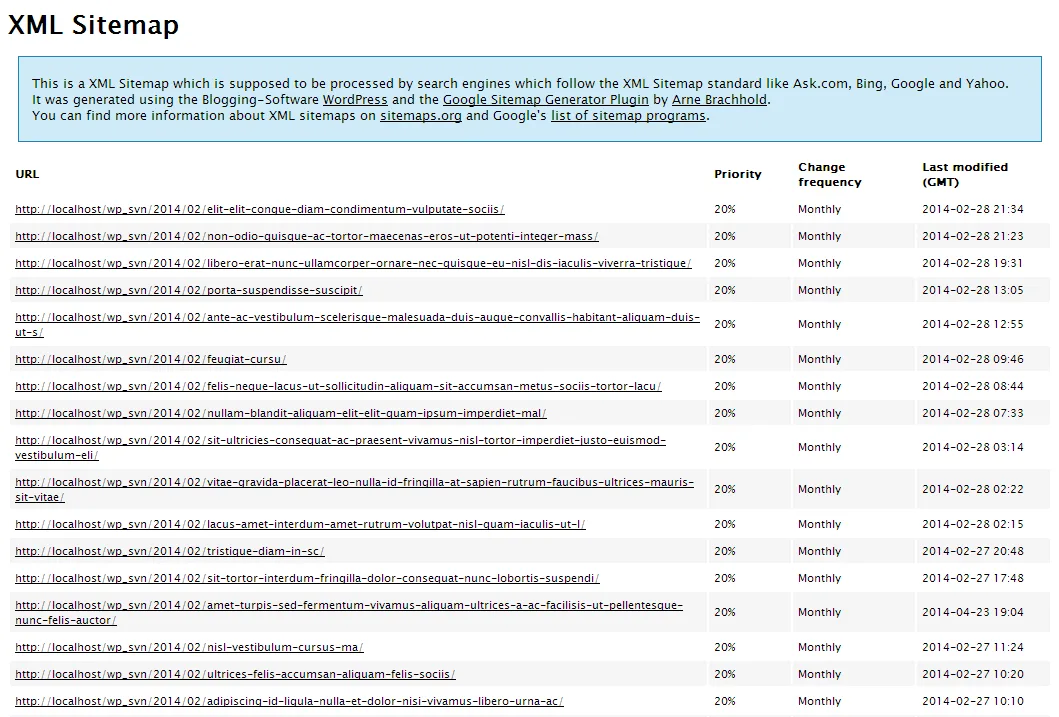 XML Sitemap Generator for Google ekran görüntüsü 2