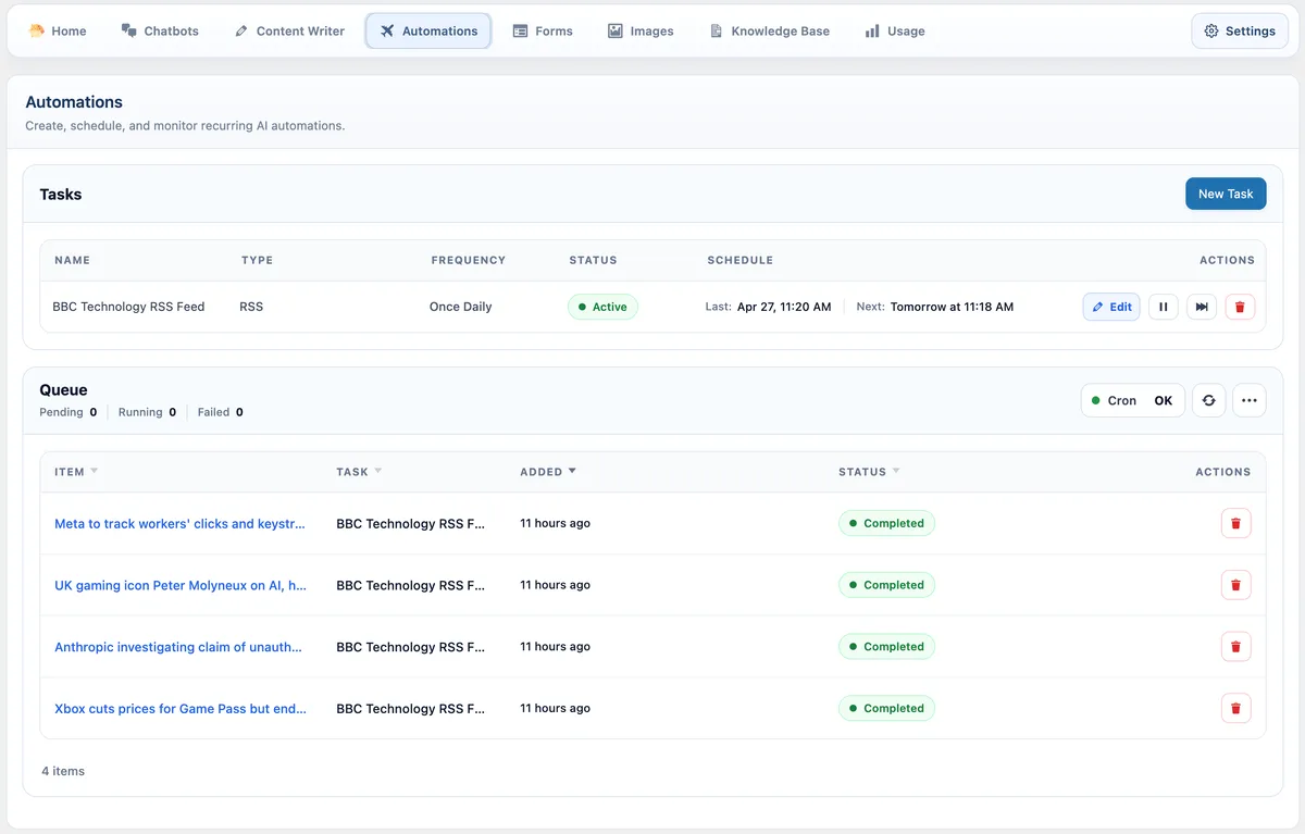 AI Puffer – Chat. Create. Automate. (formerly AI Power) ekran görüntüsü 4
