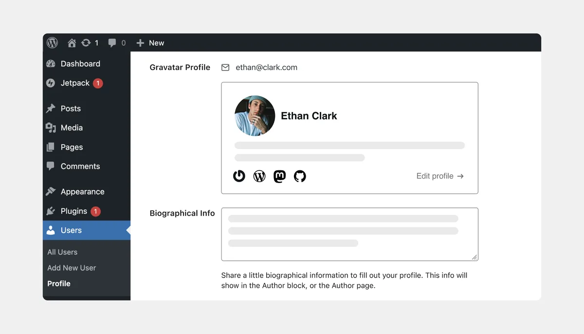 Gravatar Enhanced – Avatars, Profiles, and Privacy ekran görüntüsü 1