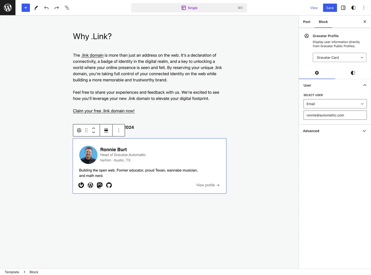 Gravatar Enhanced – Avatars, Profiles, and Privacy ekran görüntüsü 3