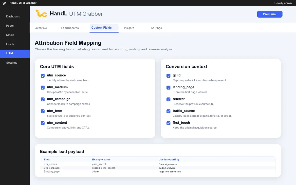 HandL UTM Grabber / Tracker ekran görüntüsü 4