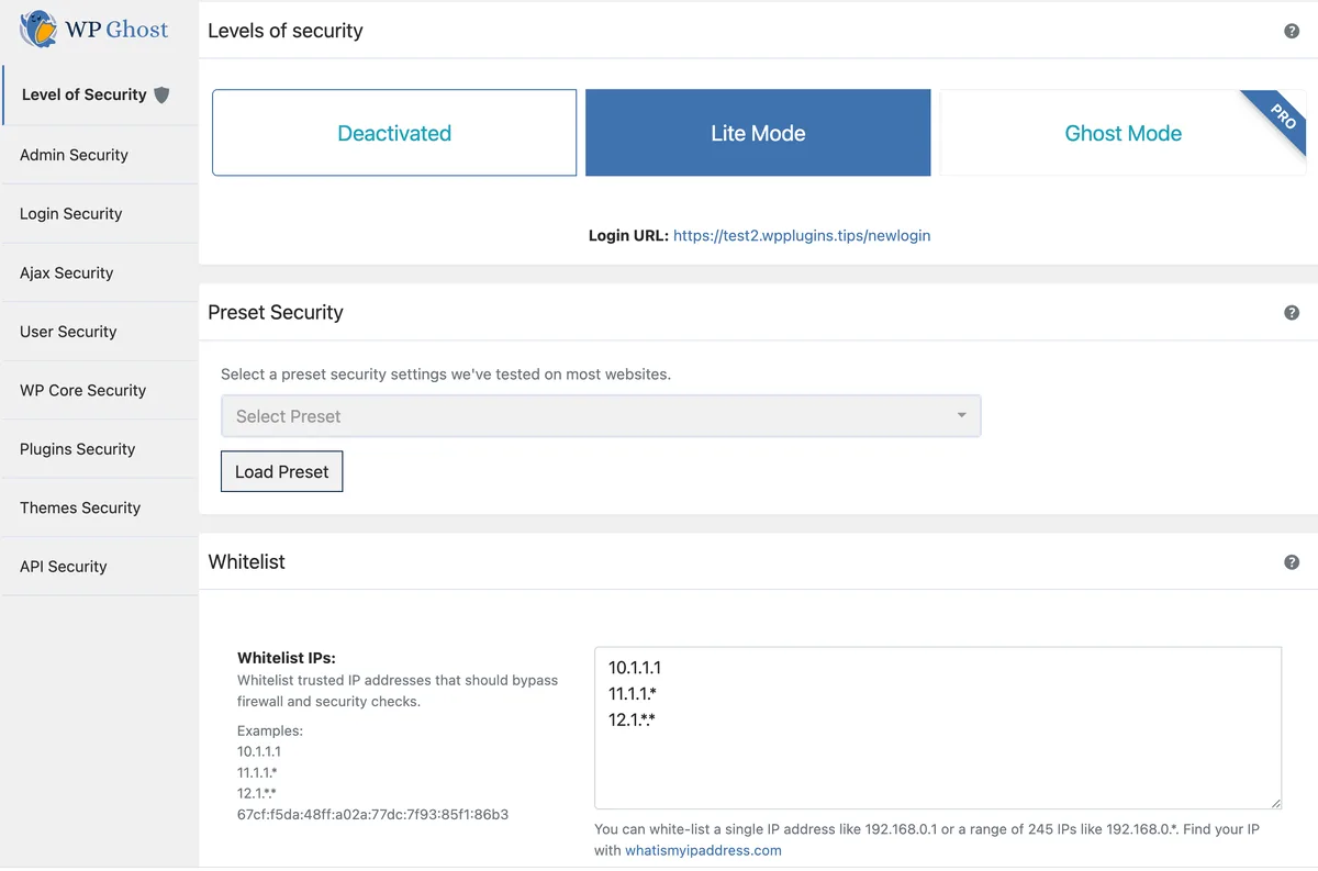 WP Ghost (Hide My WP Ghost) – Security & Firewall ekran görüntüsü 1