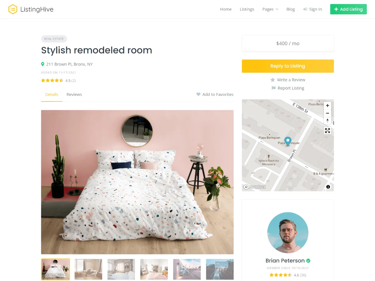 HivePress – Business Directory, Listings & Classified Ads Plugin ekran görüntüsü 3