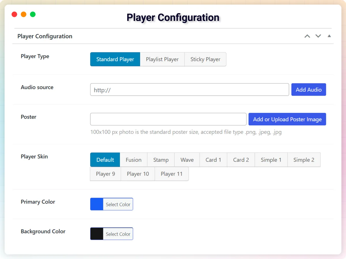 HTML5 Audio Player – The Ultimate No-Code Podcast, MP3 & Audio Player ekran görüntüsü 2