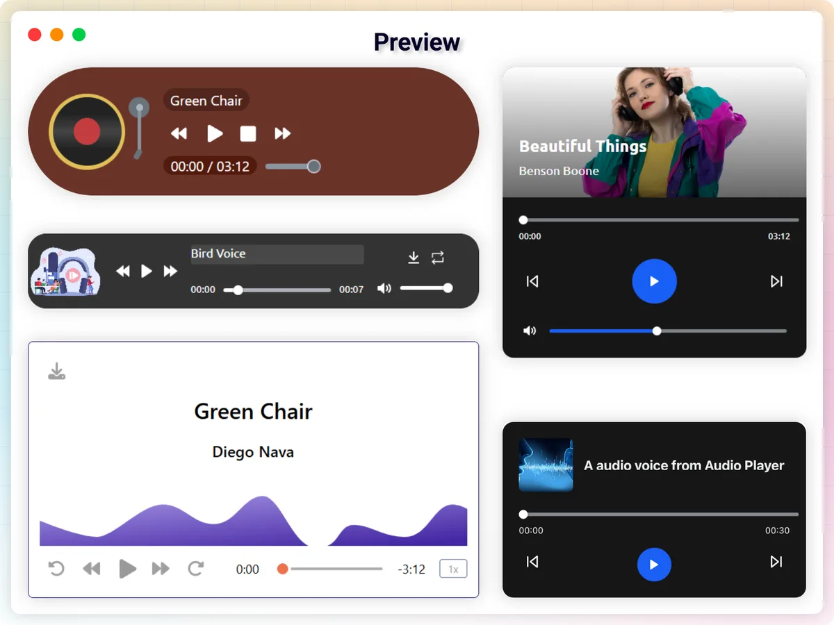 HTML5 Audio Player – The Ultimate No-Code Podcast, MP3 & Audio Player ekran görüntüsü 4