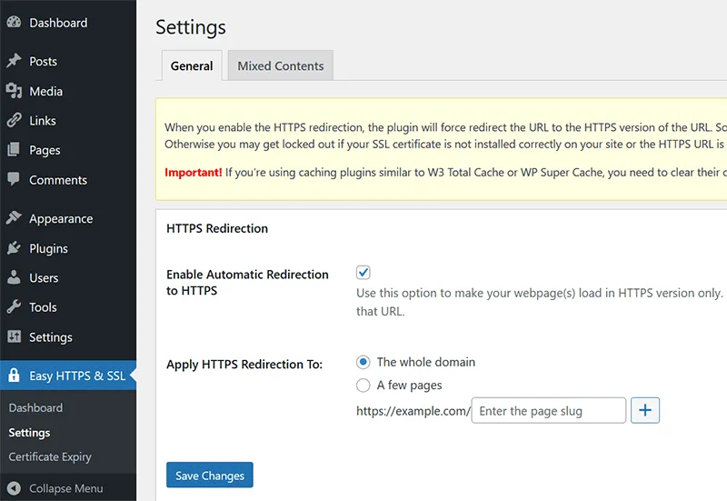 Easy HTTPS Redirection (SSL) ekran görüntüsü 1