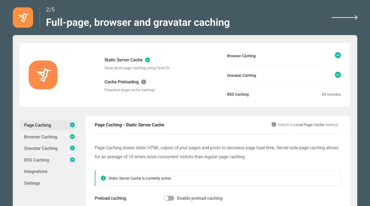 Hummingbird Performance – Cache & Page Speed Optimization for Core Web Vitals | Critical CSS | Minify CSS | Defer CSS Javascript | CDN ekran görüntüsü 2