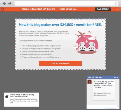 Icegram Engage – Popups, Optins, CTAs & Lead Generation ekran görüntüsü 1
