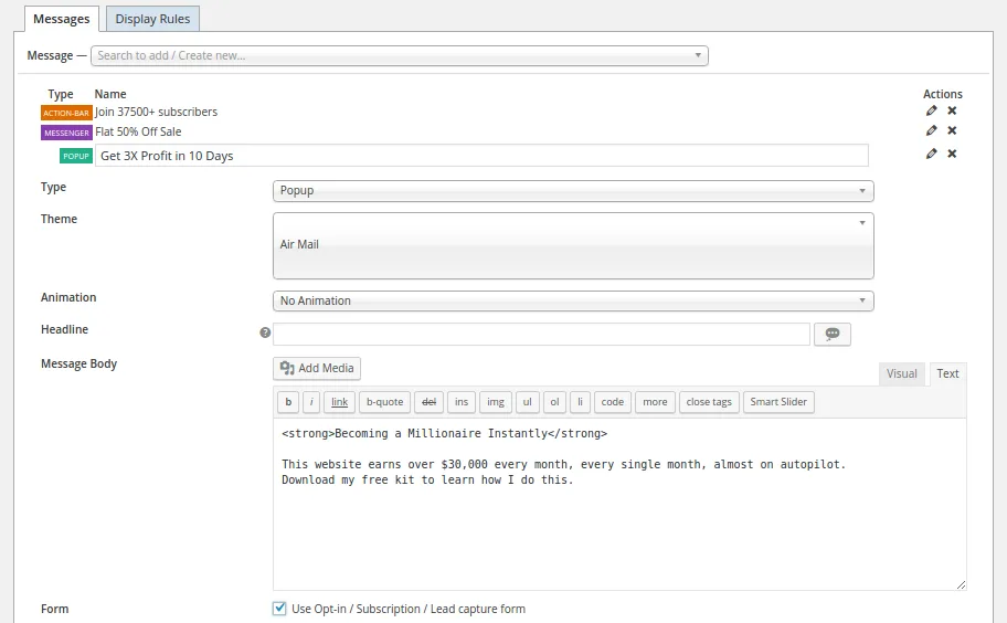 Icegram Engage – Popups, Optins, CTAs & Lead Generation ekran görüntüsü 4