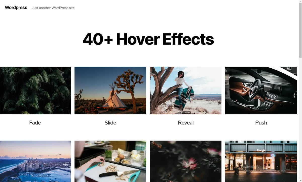 Image Hover Effects – Elementor Addon ekran görüntüsü 2