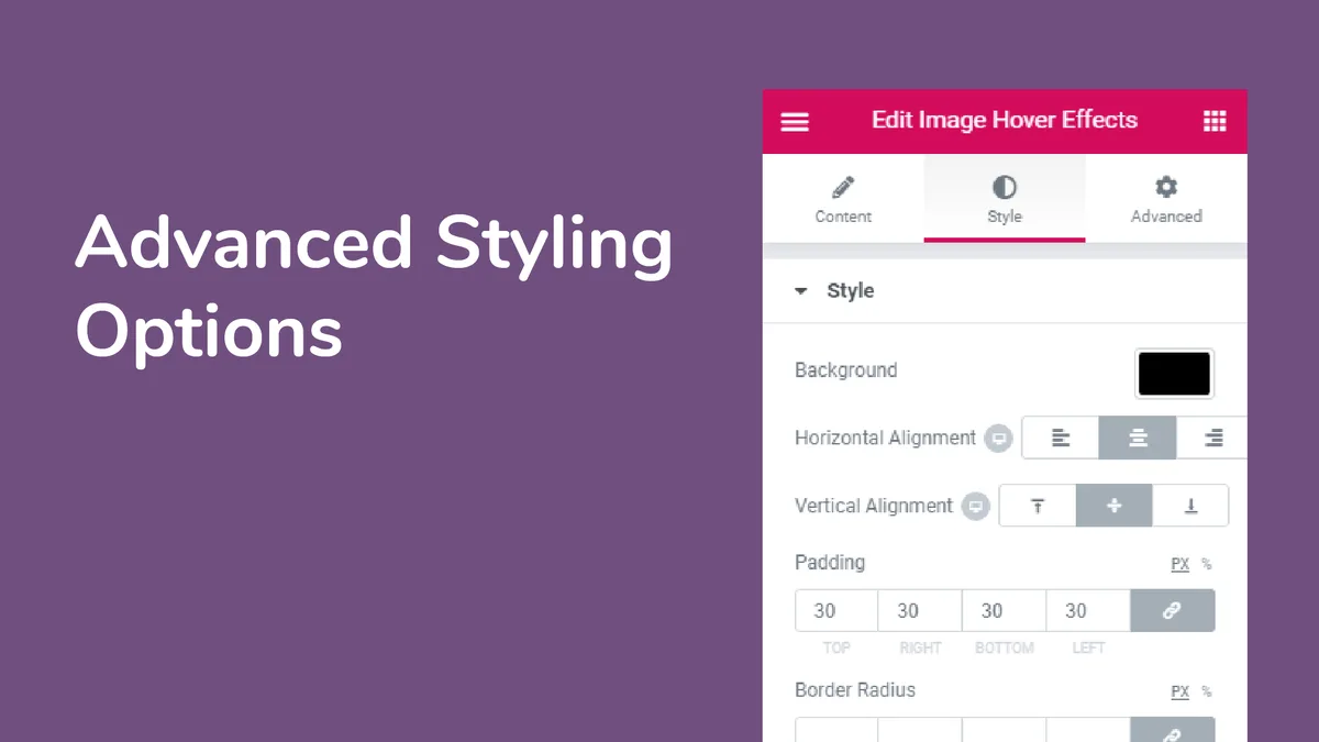 Image Hover Effects – Elementor Addon ekran görüntüsü 3